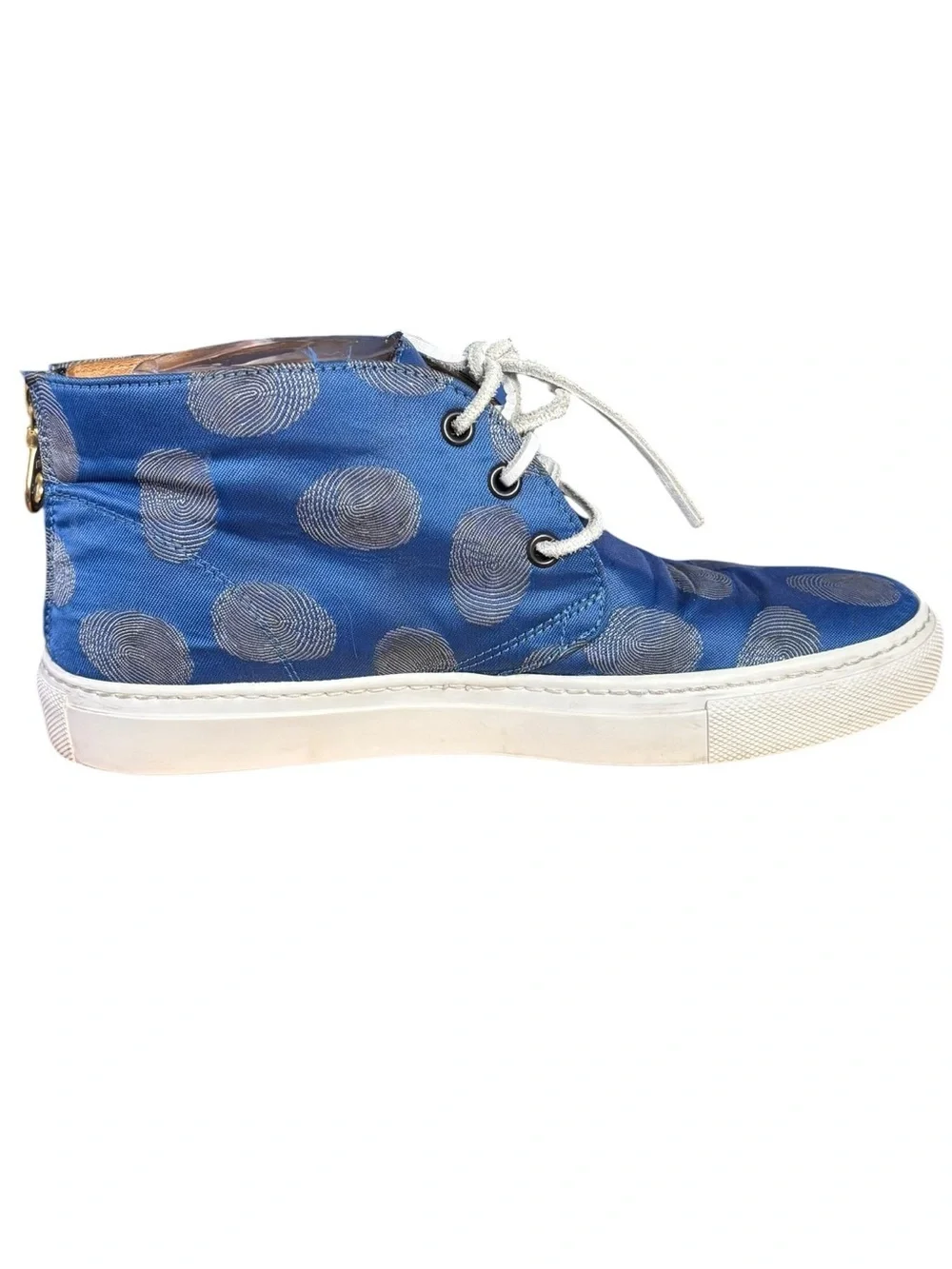 Del Toro Blue Polka Dot Chukka Sneakers - Men’s Sz 7/Women’s 9